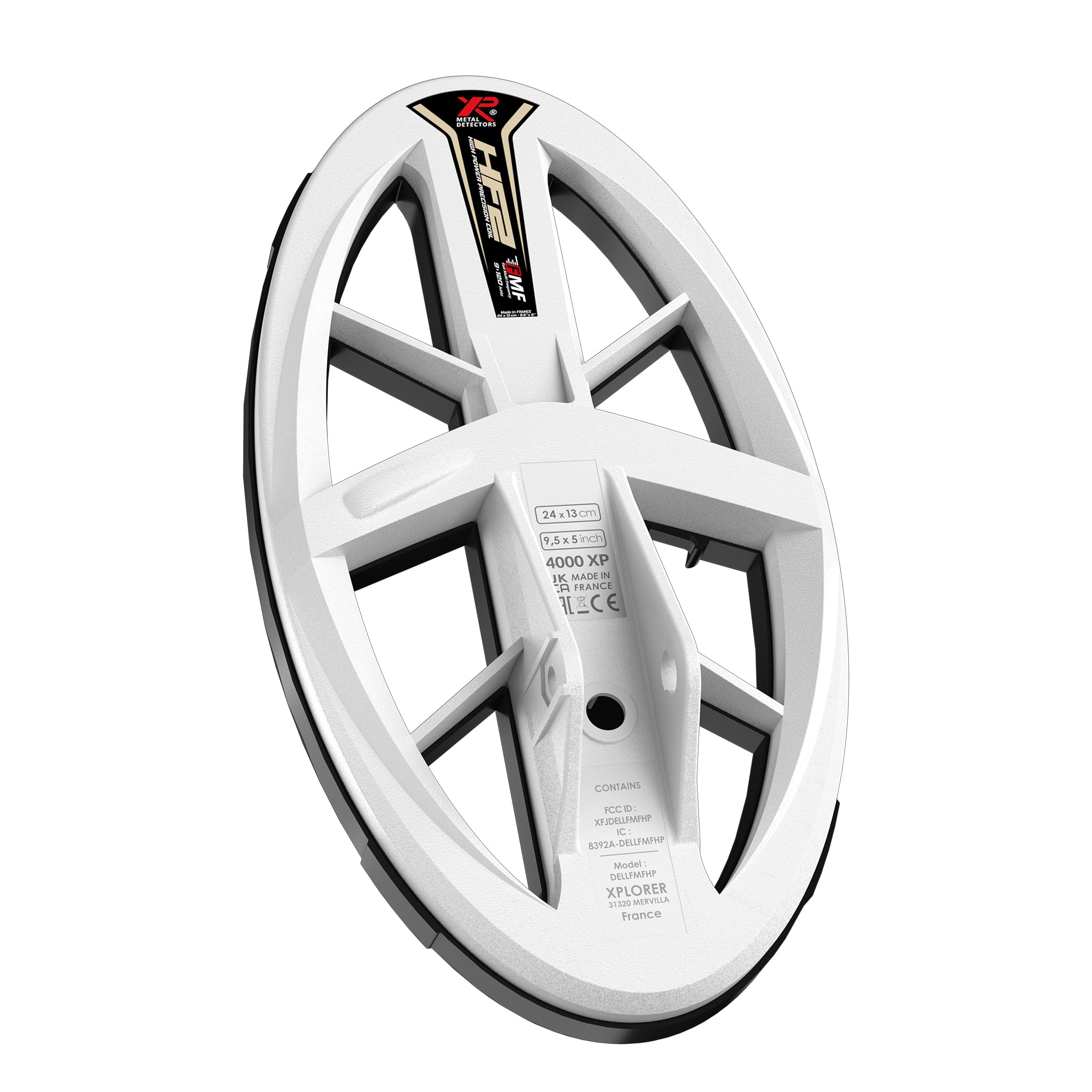 XP DEUS II Fast Multi Frequency RC + WSA ST Metal Detector with 9.5 X 5" HF2 FMF Search Coil