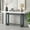 Dark Gray+White, variant on Harper & Bright Designs Contemporary Long Console Table with Wood Top, Minimalism Wood Entryway Entrance Table for Hallway Living Room, 59.1'' Black