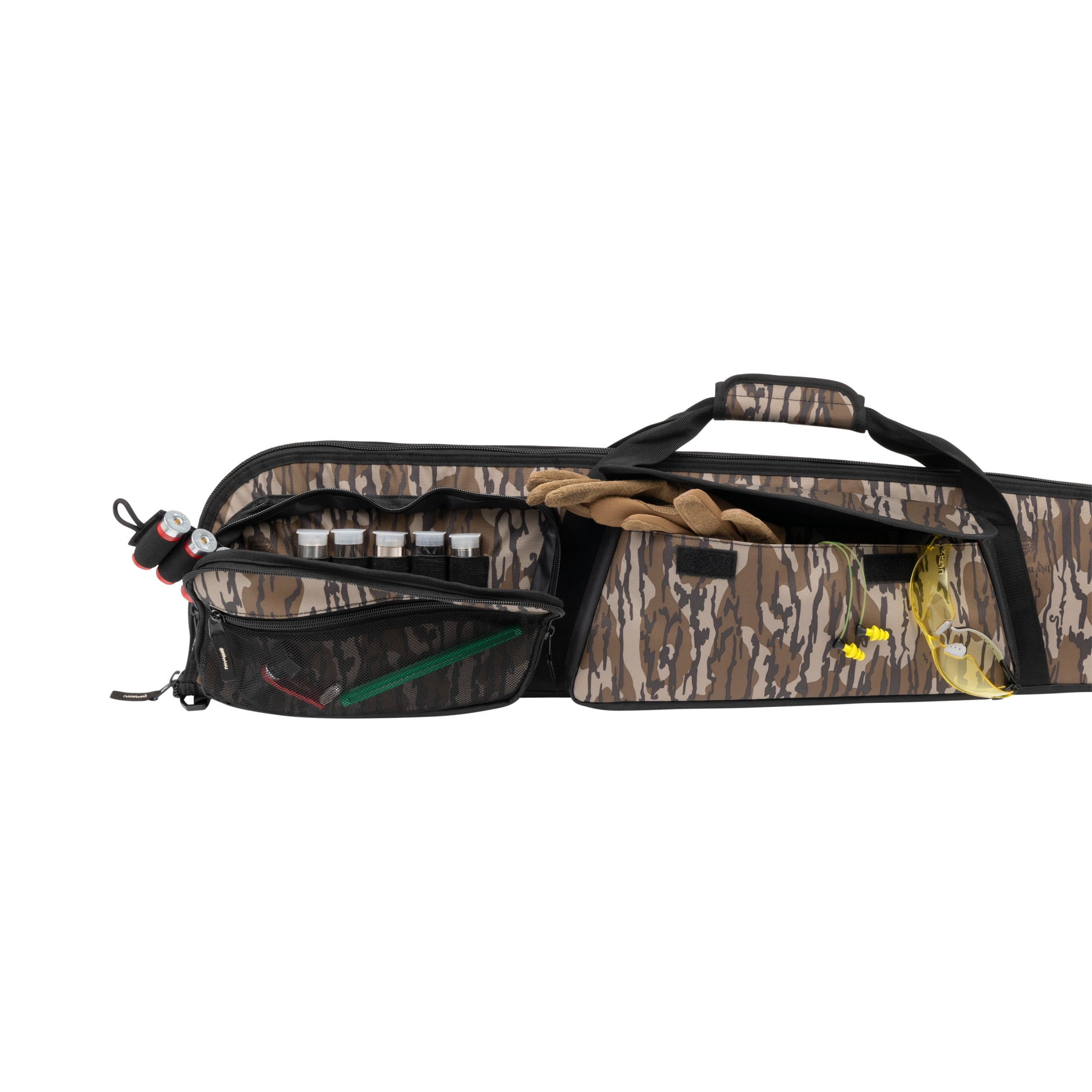 Allen Company Eliminator 52" Shotgun Case  - Dense Foam Padding + Endura Fabric – Soft Gun Bag For Hunting & Range – Gun Carrier – Black/Mossy Oak Bottomland
