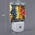 thumbnail image 2 of Fotbe Halloween Fruit Platter Pattern Plug-in LED Backlit Night Light with Motion Sensor & Dusk to Dawn Sensor Energy Efficient Night Light, Bedroom Night Light-UK, 2 of 7