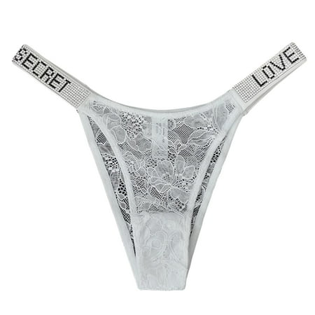

DENGDENG Women T-Back Underwear Panties Sexy Seamless Low Waist Solid G-String Thongs for Women