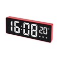 thumbnail image 1 of Reloj despertador electrónico amart2010 con luz nocturna y números grandes, silencioso para interiores y hogares. rojo, 1 of 5