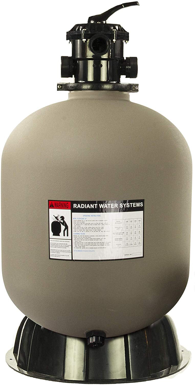 rx clear radiant sand filter swimming pools