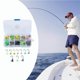 thumbnail image 5 of Toystoory Juego de anzuelos de pesca de 100 uds, anzuelos de cabeza de Multicolor con un solo anzuelo, señuelo de Maggot Grub, Pescar, 5 of 6