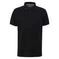 thumbnail image 1 of s.Oliver Polo para hombre - básico, cuello polo, algodón, liso Negro 2XL (XX-Large), 1 of 4
