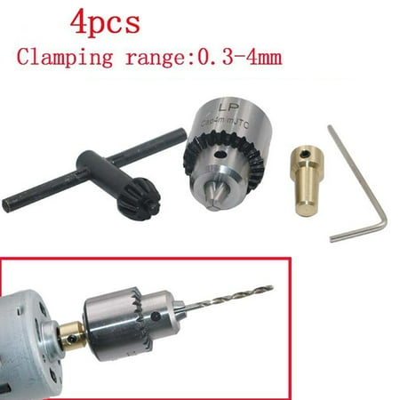 

1 Set Mini Drill Chuck Micro 0.3-4mm Taper Mounted Drill Chuck and Wrench