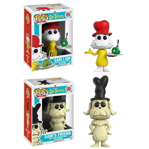 Funko Dr Seuss Sam I Am Sam S Friend Green Eggs And Ham Vinyl Set New