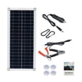thumbnail image 1 of Panel Solar de 1000W, 12V, célula Solar, controlador de 10A-100A, Kit de placa Solar para teléfono, RV, coche, caravana, casa, Camping, batería al aire libre, 1 of 4