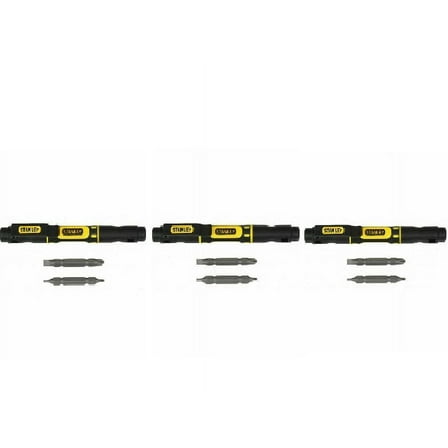 STANLEY 66-344 Pocket Multi-Bit Screwdriver,4-in-1,3 Pc (3 Pack)