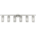 thumbnail image 3 of 44.4 inch 6 Light Brushed Nickel Bathroom Vanity light fixture with Brushed Nickel Stainless Steel Mesh Shade Shade, 3 of 5
