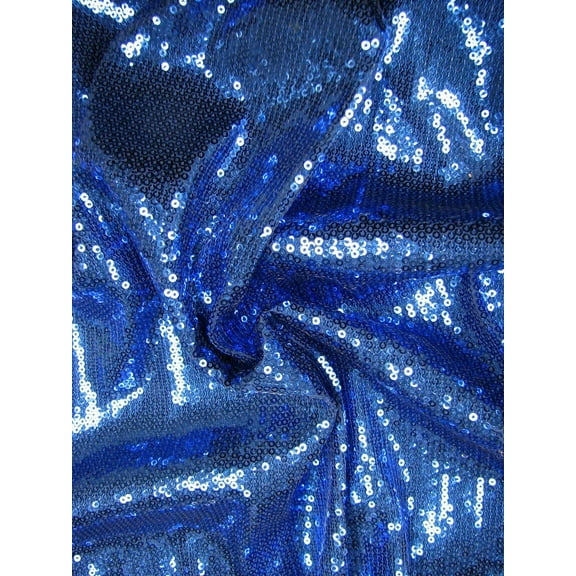 Polyester 2 way Stretch with 3 mm Regular Shiny Sequins