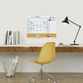 thumbnail image 2 of Quartet Magnetic Dry-Erase Combination Board, Slim Aluminum Frame, 23” x 17”, 2 of 2