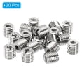 thumbnail image 3 of Unique Bargains Adaptateurs de Filetage Manchon Écrou Réducteur 20 Pcs M12x1.75 Mâle à M6x1 Femelle Écrou de Réparation 12mm, 3 of 7