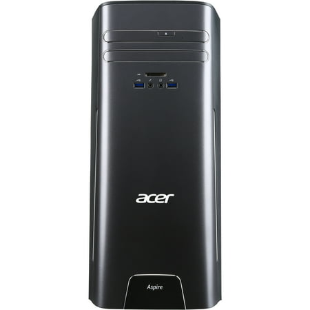 Manufactured Refurbished Acer Desktop Aspire T3-710-UR51 Intel Core i3-6100 Dual-Core 3.7 GHz 8 GB Ram 2 TB HDD Windows 10 Home