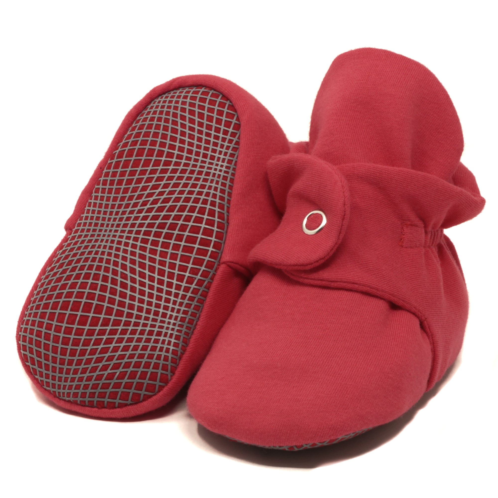 Non Skid Organic Cotton Baby Booties Stay On Baby Shoes Soft Sole House Slippers for Baby Boys Girls Toddlers