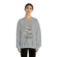 thumbnail image 4 of Christmas Book Lover Sweatshirt, All Booked For Christmas Unisex Sweatshirt, 4 of 5