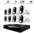 thumbnail image 2 of Night Owl 12 Channel DVR Security System with 2TB Hard Drive and 8 Wired 4K Resolution Cameras, 2 of 11