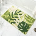 thumbnail image 2 of CSCHome Summer Style Leaf Fashion Bath Rug Machine Washable Absorbent Soft Plush Shaggy Bath Rug Bedroom Decor, 2 of 5