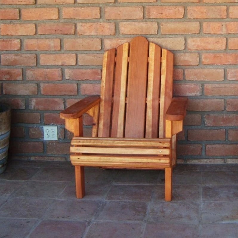 redwood adirondack chairs