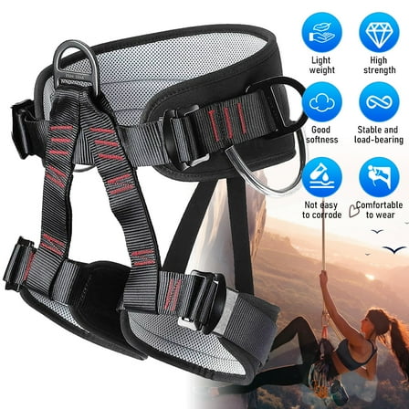 Thicken Climbing Harness,DFITO Protect Waist Safety Harness Gear, Wider Half Body Harness