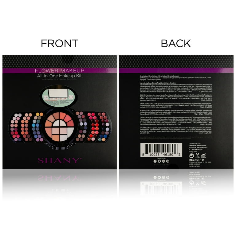 SHANY All In One FLOWERS Makeup Set - Ultimate Fancy Makeup Kit