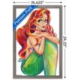 thumbnail image 3 of Disney The Little Mermaid - Ariel - Stylized Wall Poster, 14.725" x 22.375" Framed, 3 of 5