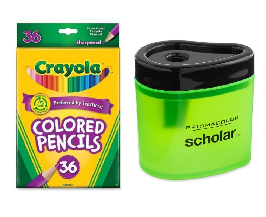 Crayola Kids' Colored Pencil Set, Assorted Colors, 36 Pencils/Pack  (68-4036)