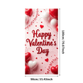 thumbnail image 3 of Valentines Day Backdrop Romantic Hearts Festive Banner for Wedding Event Party Celebration Photography Props Background Decor, 3 of 4