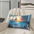 thumbnail image 5 of Salouo Ocean View Bedroom Print Print Pillow Case Cover,Wrinkle-Free Bed Pillow Cover Pack of 1 Home Decor Fade-Resistant and Stain-Resistant ,Pillows Not Included -14"x20", 5 of 8