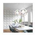 thumbnail image 3 of Square Metal Pendant Lights Fitting Geometric Wrought Iron Ceiling Hanging Lamp Shade Cube Suspension Lighting, 3 of 5