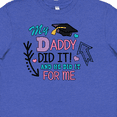 thumbnail image 4 of Inktastic My Daddy Did It and He Did it For Me with Graduation Cap Youth T-Shirt, 4 of 5
