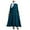 Navy, variant on Women's Full Cover Muslim Dresses Flowy Abaya Islamic Dubai Prayer Dress Solid Color Robe Long Maxi Dress
