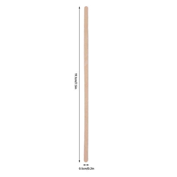 7.5" Biodegradable Wood Coffee Stirrers, 500 Pack for Cafes Home Use