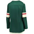 thumbnail image 3 of Women's Fanatics Green Minnesota Wild Home Breakaway Jersey, 3 of 3