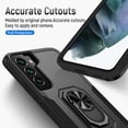 thumbnail image 5 of Full Body Protective Phone Case for Galaxy S22 Case, Heavy Duty Shockproof Cover Samsung Galaxy S22 Case [Dual Layer][Hard PC Back],Built in Finger Ring Stable Magnetic Ring Kickstand, 5 of 8
