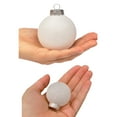 thumbnail image 6 of SLEETLY 32-Pack White Snowball Christmas Ball Ornaments – Shatterproof Decorations for Holiday Xmas Tree Decor, 2.36" and 3.15" Sizes, 6 of 8