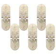 thumbnail image 2 of Hinge,6Pcs Door Hinge Zinc Concealed Hinge Door Stopper Hinge Multi-Functional, 2 of 12