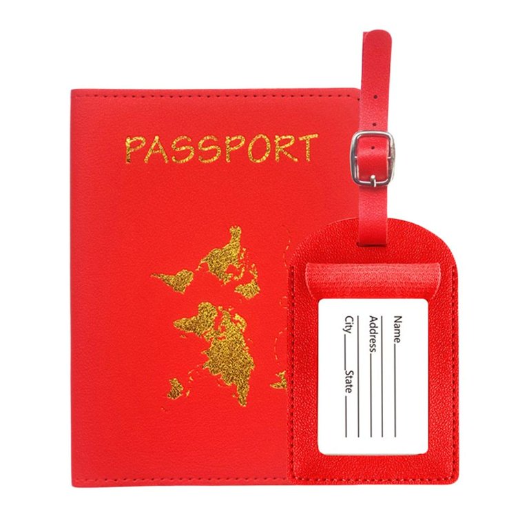 Fashionable And Simple Pu Leather Luggage Tag]leather Luggage Tag