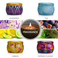 thumbnail image 3 of Juego de regalo de velas aromáticas navideñas, paquete de 12 velas navideñas de regalo para mujeres, juego de velas de aromaterapia de cera de soja de larga duración de 240 horas, regalo de Navidad, 3 of 8