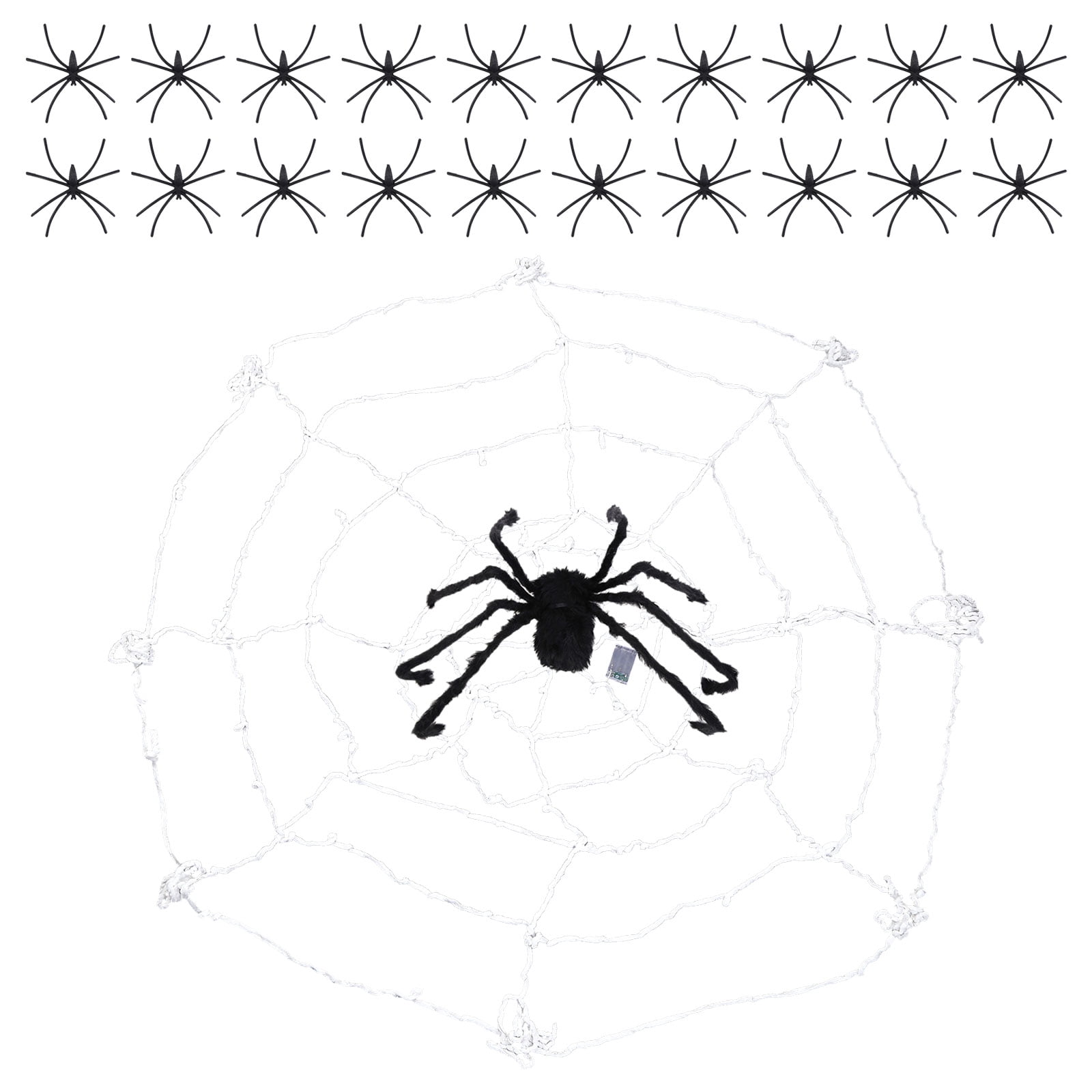 July Memor Halloween Spider Web Light Giant Spider Web Halloween Props