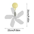 thumbnail image 2 of 2 Pieces Air Conditioning Wind Deflectors Wind Direction Women Household Accessory Fan For Bedroom Study Room, 2 of 5