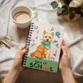 thumbnail image 3 of Hardworking Cairn Terrier Ready Back to School New Year Classes Spiral Bound Journal Cairns Dog Lover 5x7in Spiral Notebook - 12011, 3 of 5