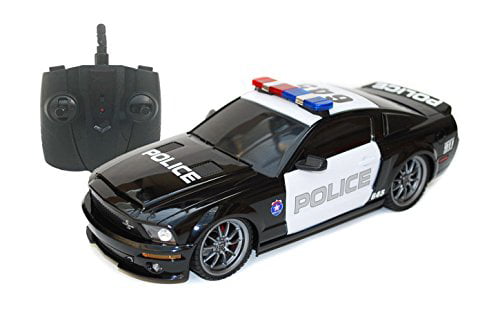 Ford Shelby GT500 Super Snake 1/18 Radio Control Police Car w/ Light 
