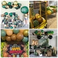 thumbnail image 4 of Globos Jobkoo de látex verde y marrón, 60 unidades, para decoración de fiestas, 4 of 7