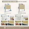 thumbnail image 2 of Grandekor Window Blinds and Shdes Cordless Cellular Shades, Beige(blackout) 35"W x 64"H, 2 of 7