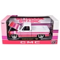 thumbnail image 3 of 1976 GMC Sierra Grande 15 Pickup Truck White with Stripes Limited Edition to 9250 pieces 1/24 Diecast Model Car by M2 Machines, 3 of 3