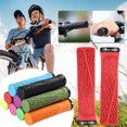 thumbnail image 1 of Xihbxyly Puños de Goma Antideslizantes, Cómoda Absorción de Impactos, Cubiertas de Manillar Impermeables y Duraderas, Diseño Acolchado para Bicicletas, Antideslizantes, Fáciles de Instalar, Orificio, 1 of 2