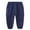 Navy, variant on PINQI Baby Pull On Trousers Toddler Boys' Solid Color Mid Rise Elastic Waistband Leggings Work Pants with Pockets Everyday Casual Pants