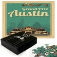 thumbnail image 2 of Ambesonne Austin Jigsaw Puzzle Durable Cardboard, Grand Prix Texas Racing Car, 1000 pcs, Multicolor, 2 of 5