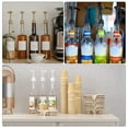 thumbnail image 5 of Dispensador de jarabe de café de 8 paquetes, adecuado para botellas de 750 ml, sin goteo, para mezclar bebidas en el bar de café en casa, dorado, 5 of 5